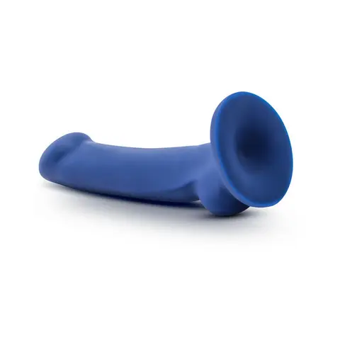 Avant D10 Ergo Mini 7 in. Dual Density Silicone Dildo Indigo
