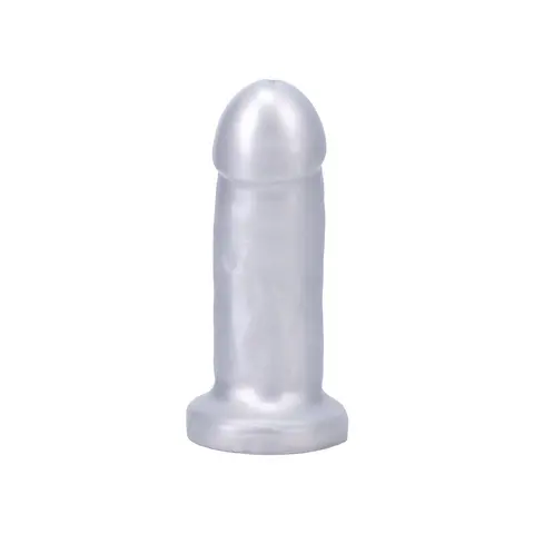 Tantus They/Them Super Soft Dildo Silver