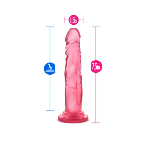 B Yours Sweet 'n Hard 5 Realistic 7.5 in. Dildo in Pink