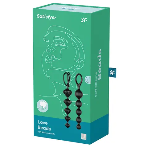 Satisfyer Love Beads Black 2-Piece Set
