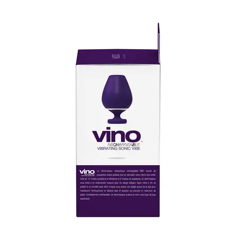 VeDO Vino Rechargeable Vibrating Sonic Vibe in Purple