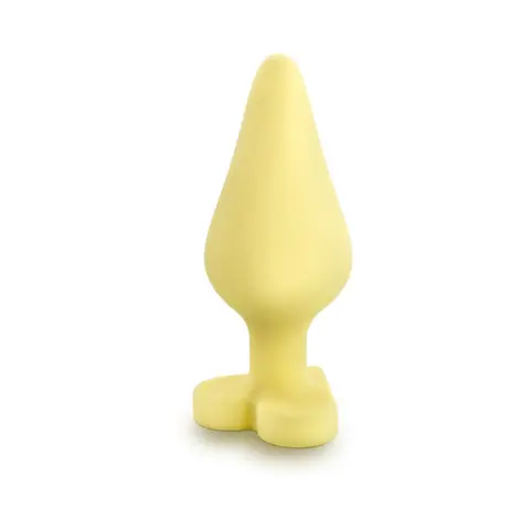 Play with Me Naughty Candy Hearts 'Spank Me' Anal Plug Yellow