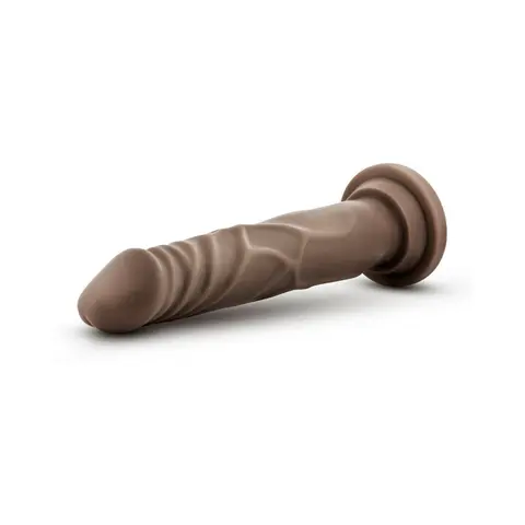 Dr. Skin Basic 7.5 Realistic 7.5 in. Dildo in Brown