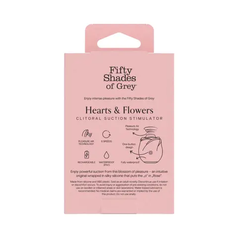Fifty Shades of Grey Hearts & Flowers Rose 2.0