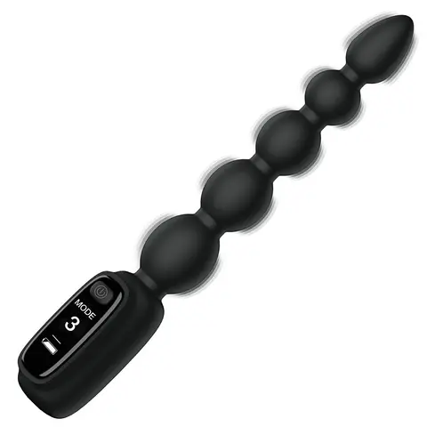 BANG! Digital Silicone Anal Beads