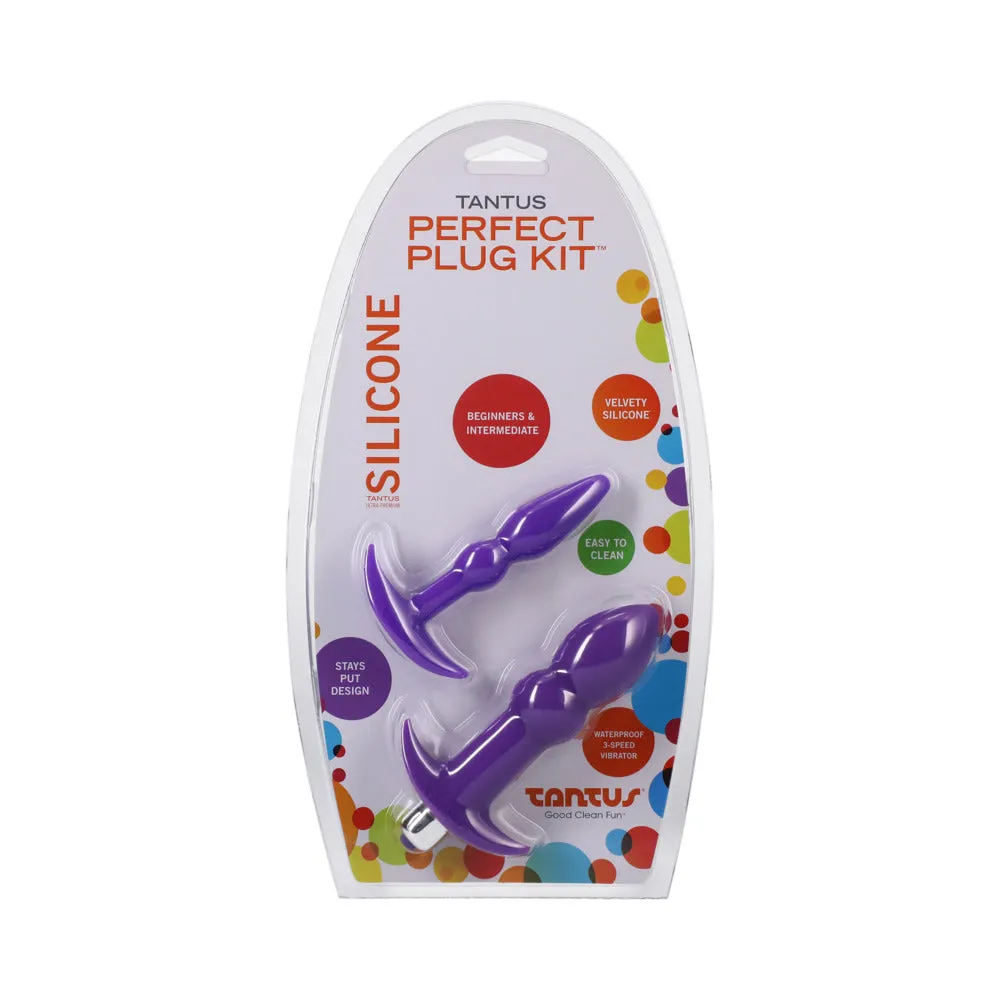 Tantus Perfect Plug Anal Plug Kit Lilac