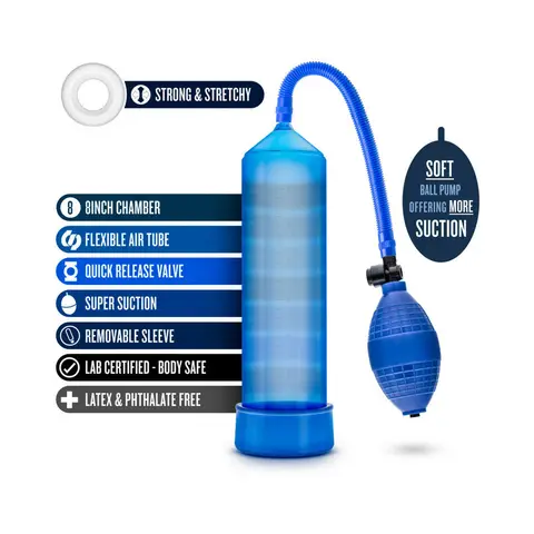 Performance VX101 Male Enhancement Pump in Blue