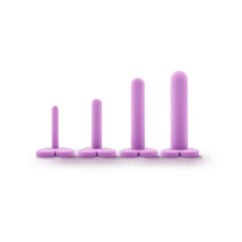 Wellness 4-Piece Silicone Dilator Kit Purple