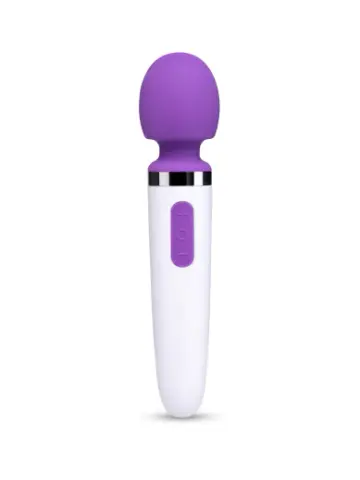 8 function classic rechargeable wand - purple