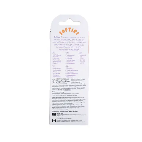 Softies Dual Layer Bullet 4 in. in Orange
