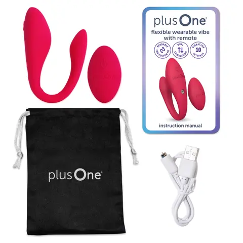 Flexible wearable vibrator with remote