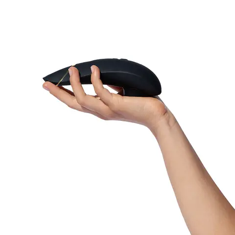 Womanizer Premium 2 Rechargeable Silicone Luxurious Pleasure Air Clitoral Stimulator in Black
