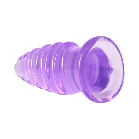 Crystal Jellies Anal Twist 5 in. in Purple