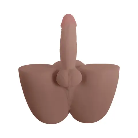 XKIN Body-Forms Jaxx Crowe Dual Density Penis with Vibrating Bullet