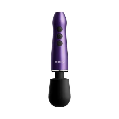 Doxy Go Travel-Sized Wand Massager in Purple