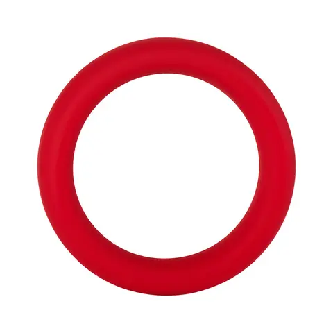 Forto F-64 Wide Liquid Silicone Cockring Medium in Red