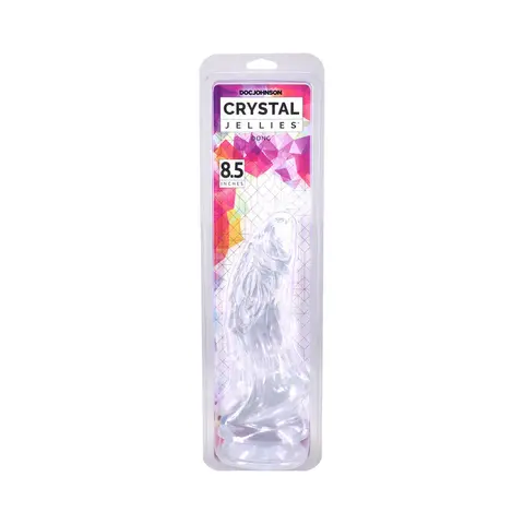 Crystal Jellies Invader 8.5 in. Dildo in Clear