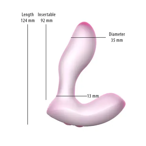 Softies Silicone Vibrator 5 in. in Pink