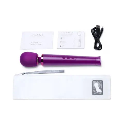 Le Wand Petite Rechargeable Massager Dark Cherry