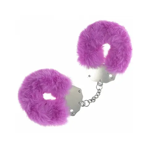 Ouch! Heavy-Duty Fluffy Handcuffs in Purple