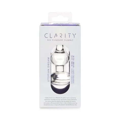 Clarity Utopian Dream Glass Plug