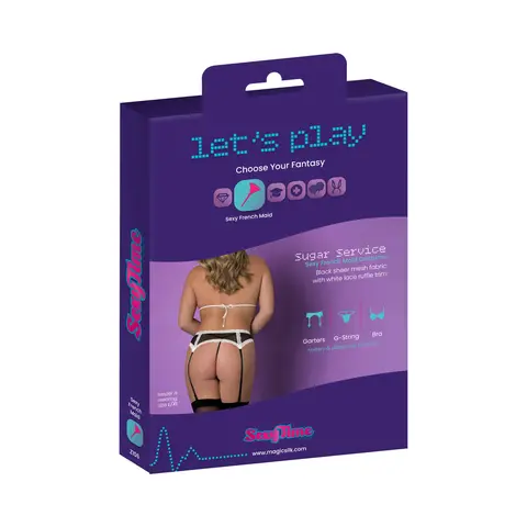 Magic Silk Sexy Time Sugar Service Black Queen Size