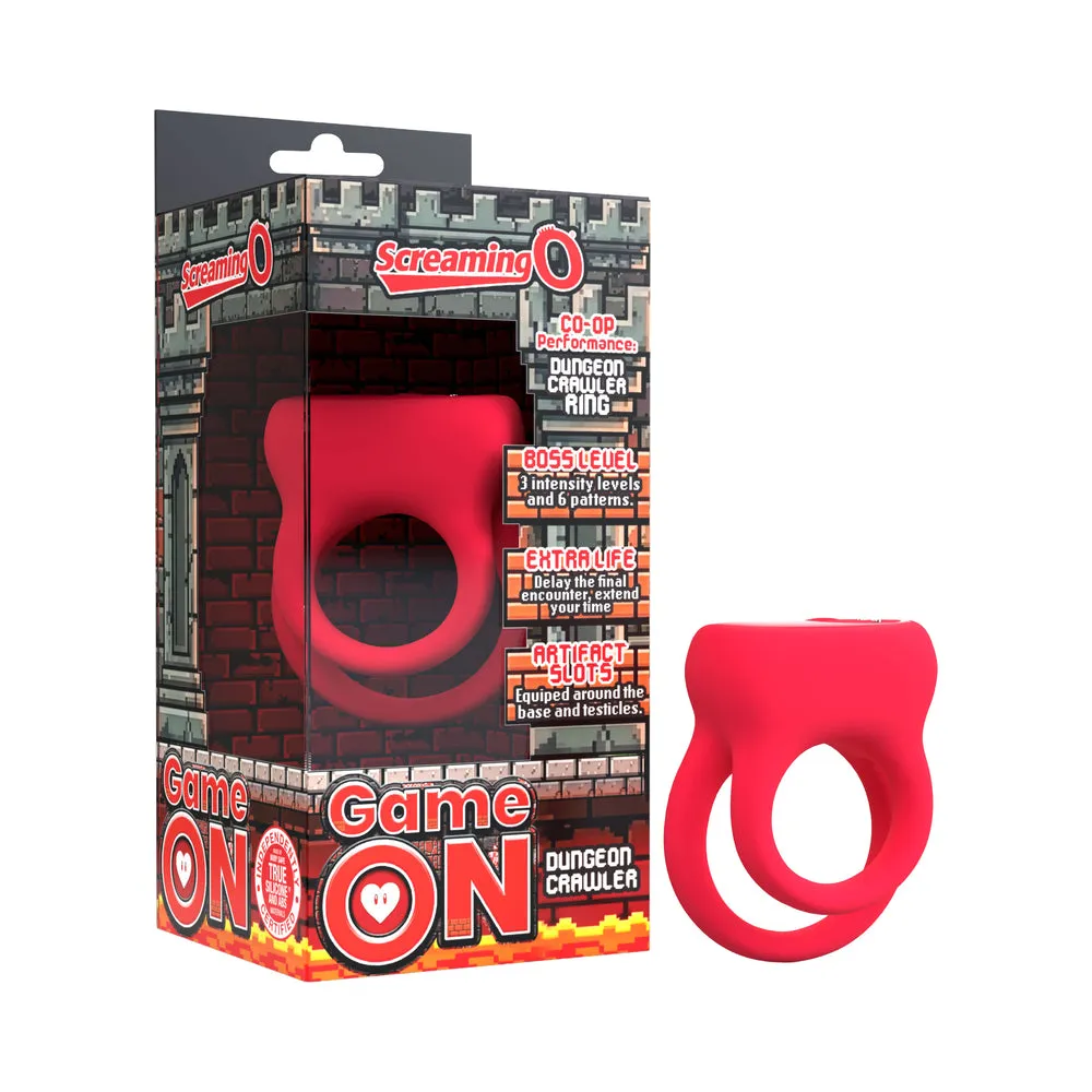 Screaming O Vibrating Ring D-Crawler in Red