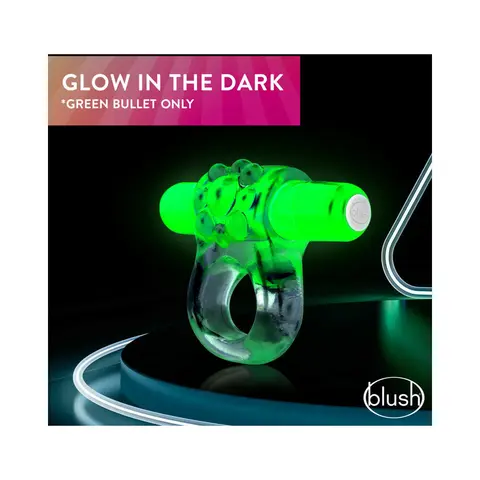 Play with Me Teaser Vibrating C-Ring in Green