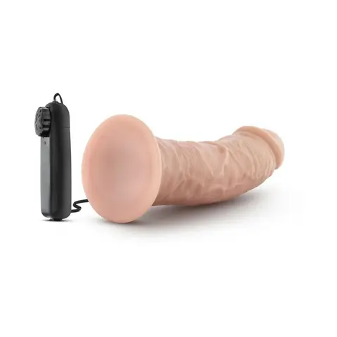 Dr. Skin Dr. Joe Realistic 8 in. Vibrating Dildo in Beige
