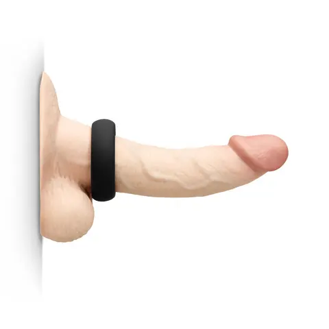 b-Vibe Snug Ring 45mm Snug Fit Silicone C-Ring in Black