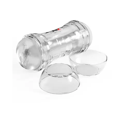 PDX Extreme Wet Pussies Super Flip-A-Pussy Over Self-Lubricating Stroker Frosted