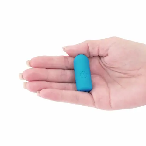 Tic Tac Blue Razz Silicone Bullet Vibe Blue