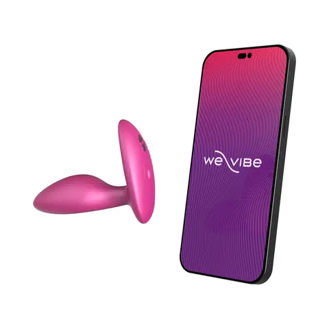 We-Vibe Ditto+ Rechargeable Remote Control Vibrating Anal Plug Cosmic Pink
