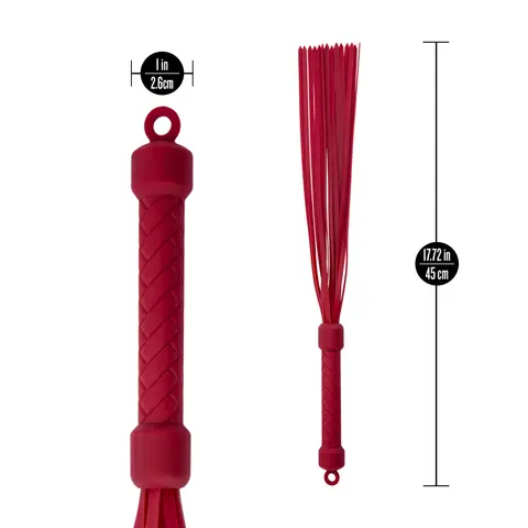 Temptasia Ardor Flogger in Red