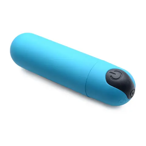 BANG! Vibrating Bullet with Remote Control in Blue