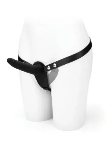 silicone strap-on harness dildo