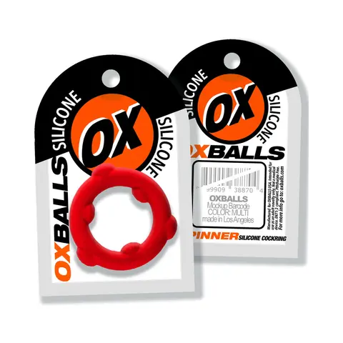 Oxballs Spinner Single Silicone Ring in Red