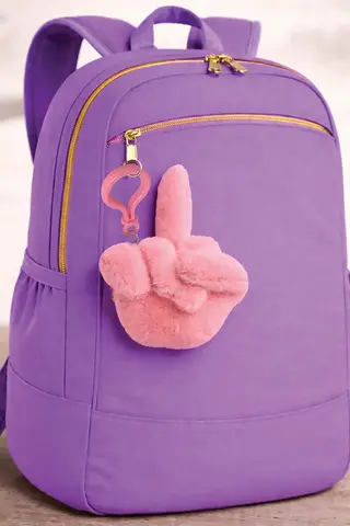 Fucks To Give Twirly Bird Plushie in Pink