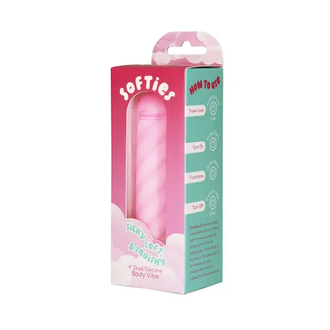 Softies Dual Layer Bullet 4 in. in Pink