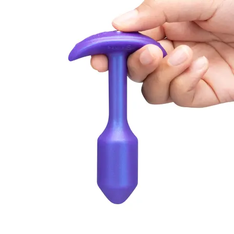 b-Vibe Smart Snug Plug 1 Small Weighted & Vibrating App-Controlled Silicone Butt Plug