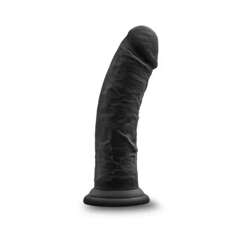 Ruse Jammy Realistic 8 in. Silicone Dildo in Black