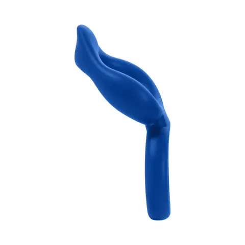 Forto F-88 Liquid Silicone Cock & Ball Ring in Blue
