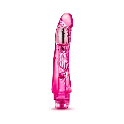Naturally Yours Mambo Vibe Realistic 9 in. Vibrating Dildo in Pink