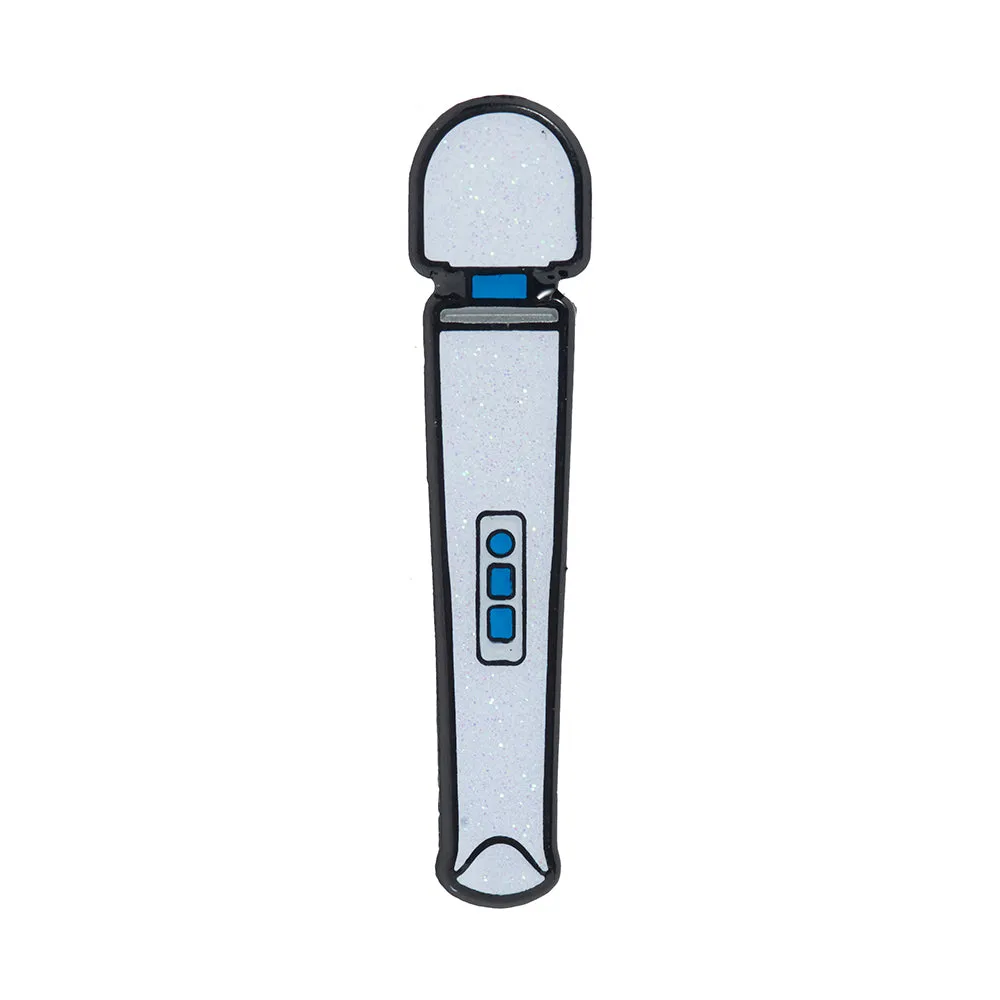 Magic Wand Rechargeable Enamel Pin
