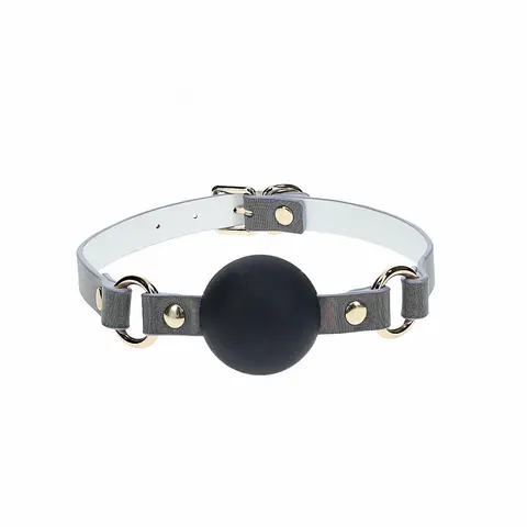 Ouch! International Paris Collection Silicone Ball Gag in Black