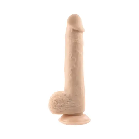 Selopa Natural Feel Flexskin Bendable Dildo with Moving Material 7 in. in Light