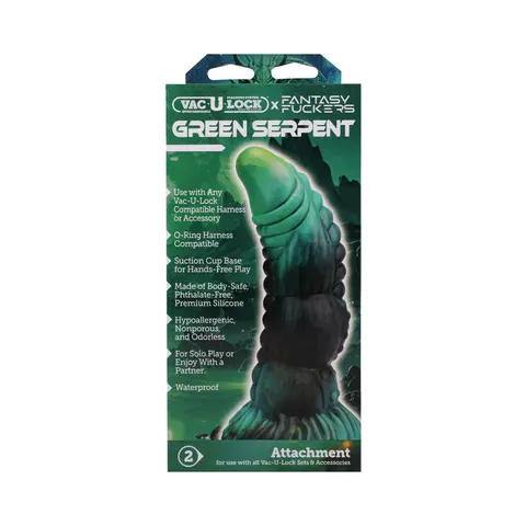 Vac-U-Lock x Fantasy Fuckers Green Serpent
