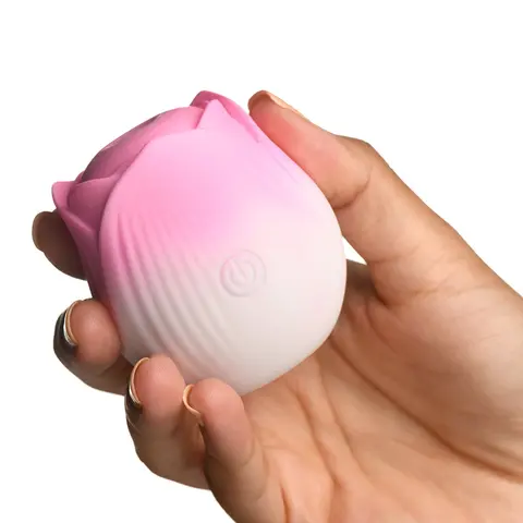 Bloomgasm Pulsing Petals Throbbing Rose Stimulator in Pink