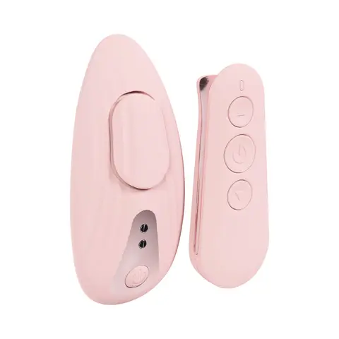 Loveline Celeste Rechargeable Silicone Remote Control Panty Vibrator in Pink