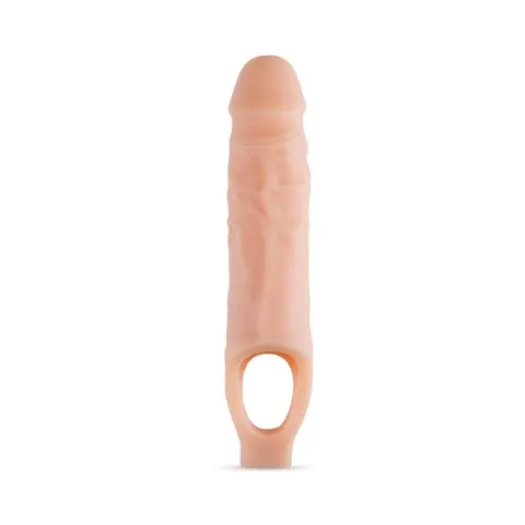 Performance Plus 9 in. Silicone Cock Sheath Penis Extender Sling Beige